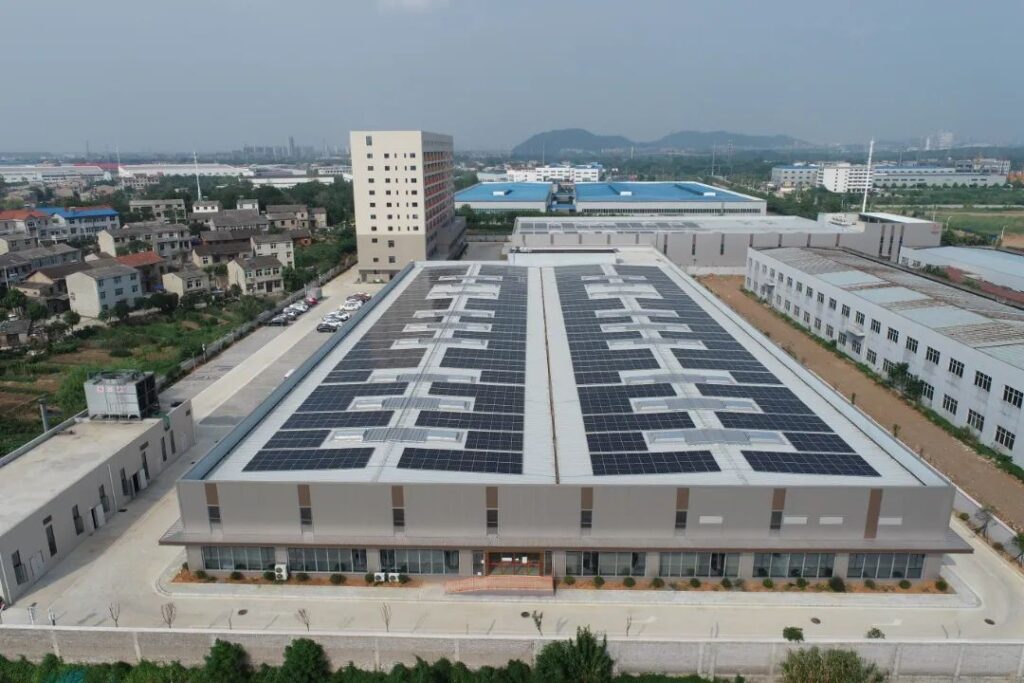 Garment Industrial Park Rooftop Solar Panel System